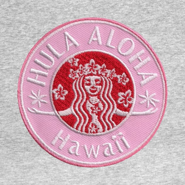 Hula Aloha Hawaii Patch by HaleiwaNorthShoreSign